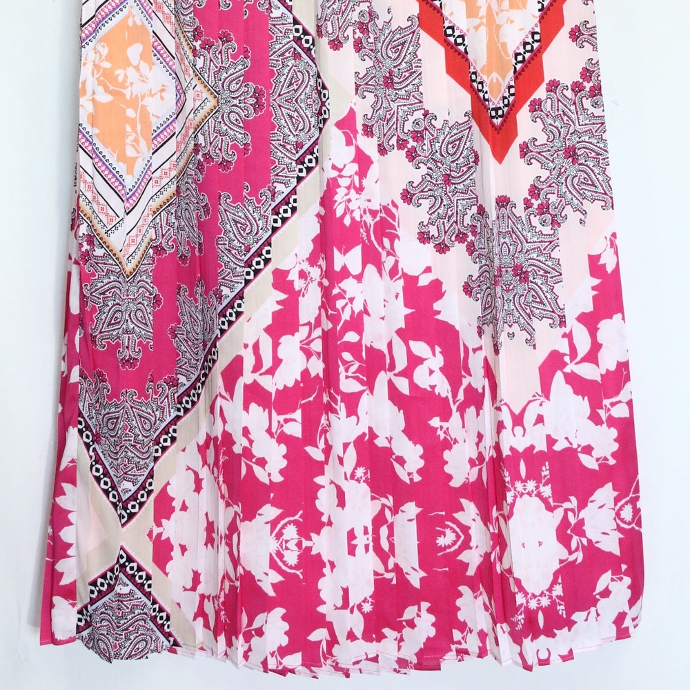 Chico's Long Maxi Skirt Long Skirt sz 0 Small Women Colorful Spring print - Picture 4 of 9